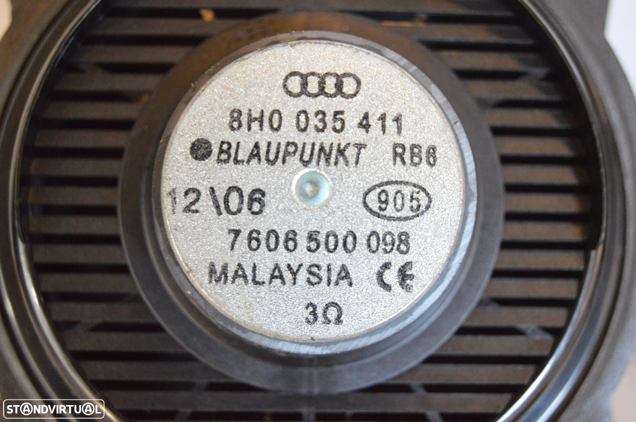 COLUNA COLUNAS SOM DISPOSITIVO AMPLIFICADOR SONORO BLAUPUNKT 8H0035411 8P0035362 AUDI A3 8P 8PA SPORTBACK 2.0 TDI 170CV BMN - 8