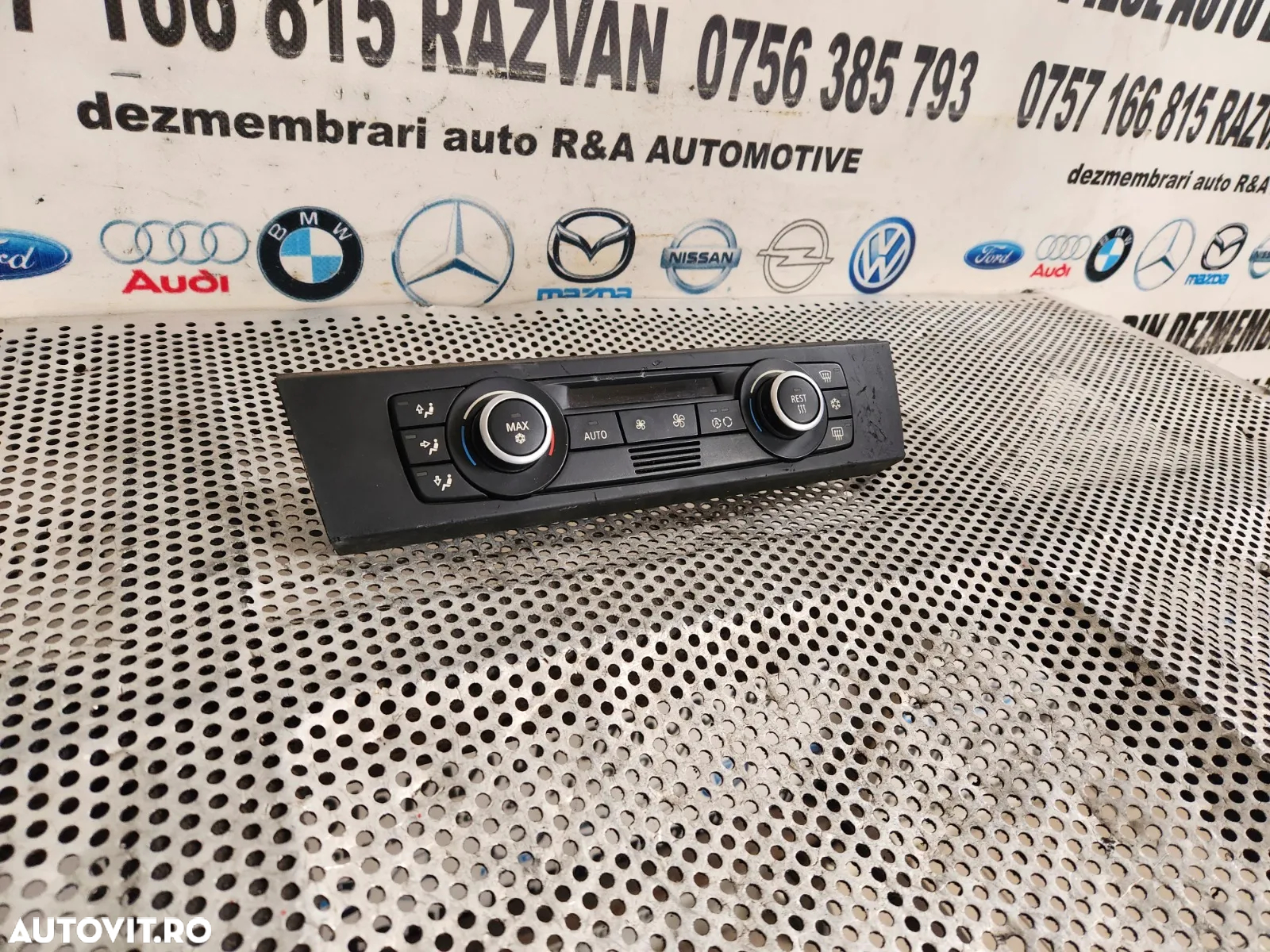 Panou Modul Display Clima Dublu Climatronic Bmw E90 E91 E92 Cod  - Dezmembrari Arad - 4
