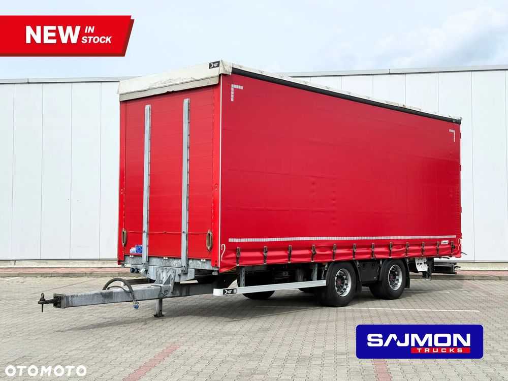 Gniotpol PRZYCZEPA TANDEM / 7,75 M /PODNOSZONA OŚ/ SUWANY PODNOSZONY DACH / - 1