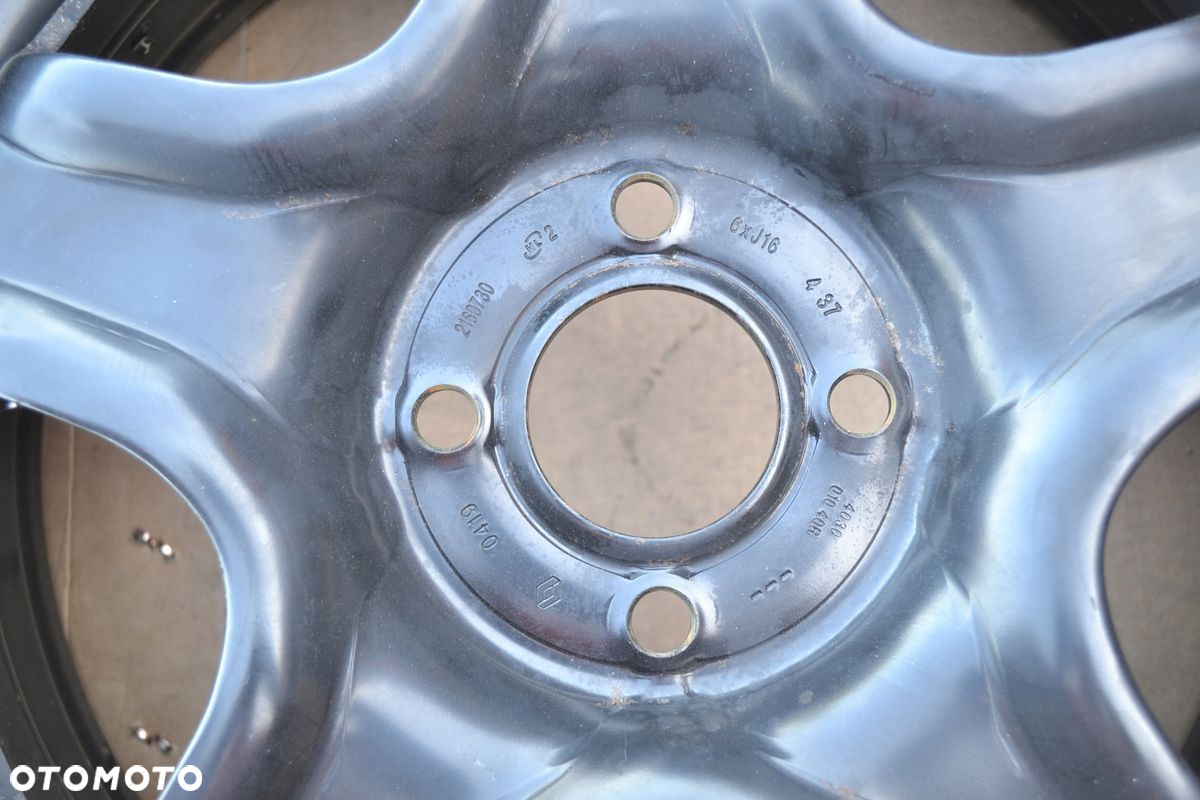 FELGI STALOWE RENAULT DACIA 4x100 6J16 ET 37 x4szt F-574 - 9