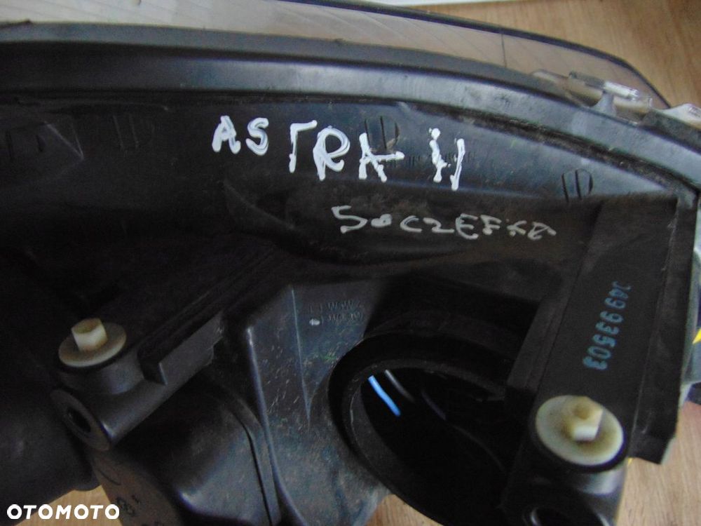 LAMPA LEWA LEWY PRZÓD PRZEDNIA OPEL ASTRA H EUROPA SOCZEWKA - 3