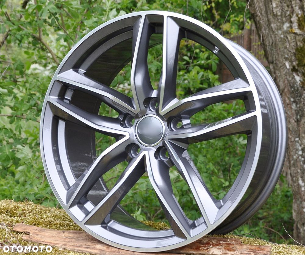690 MG NOWE ALUFELGI 19 5x112 AUDI A4 A6 C6 C7 C8 A8 Q5 Q7 et39 - 5
