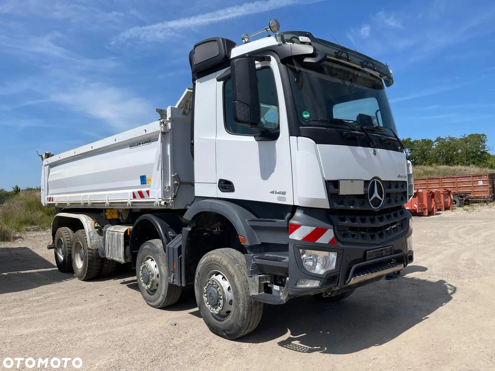 Mercedes-Benz AROCS 4145 8X8 EURO6 WYWROTKA TRÓJSTRONNA Z BORDATIKIEM - 2
