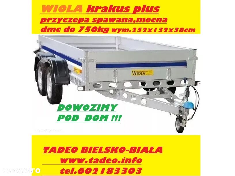 Wiola KRAKUS PLUS 252x132x38 2 osie - 1