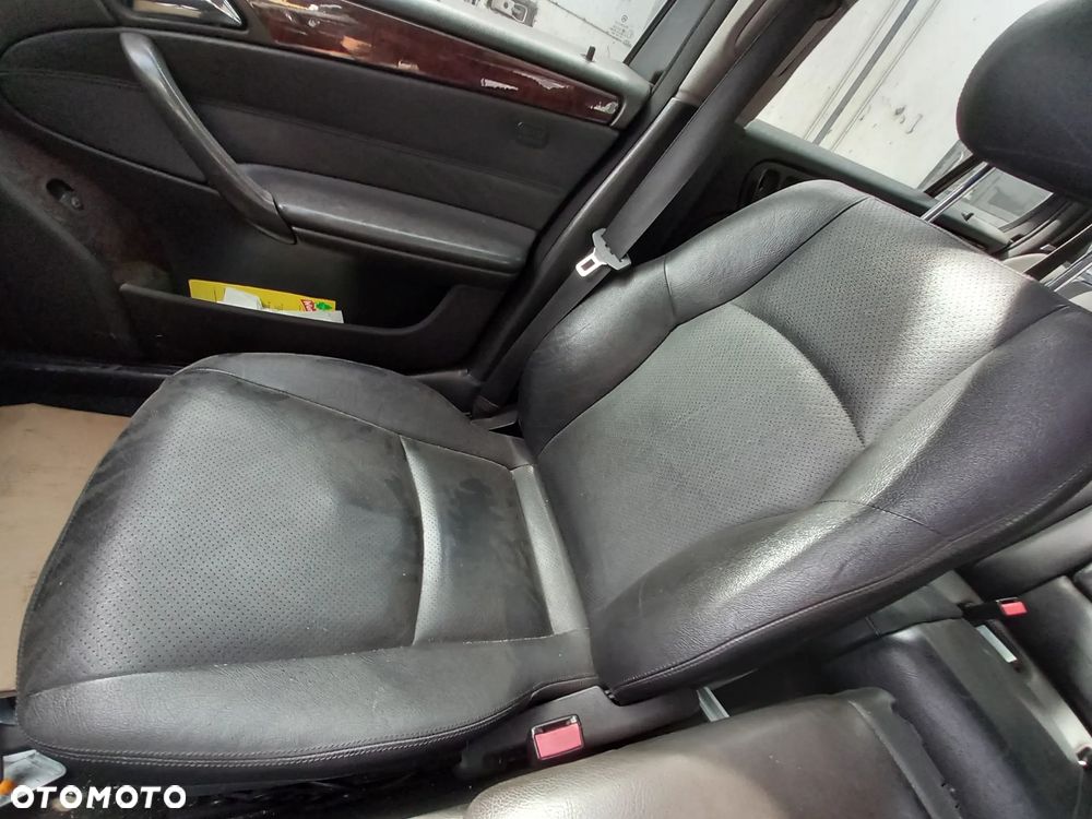 MERCEDES W203 C-KLASA FOTELE KANAPA KOMPLET SKÓRA POMPOWANY FOTEL KIEROWCY - 6