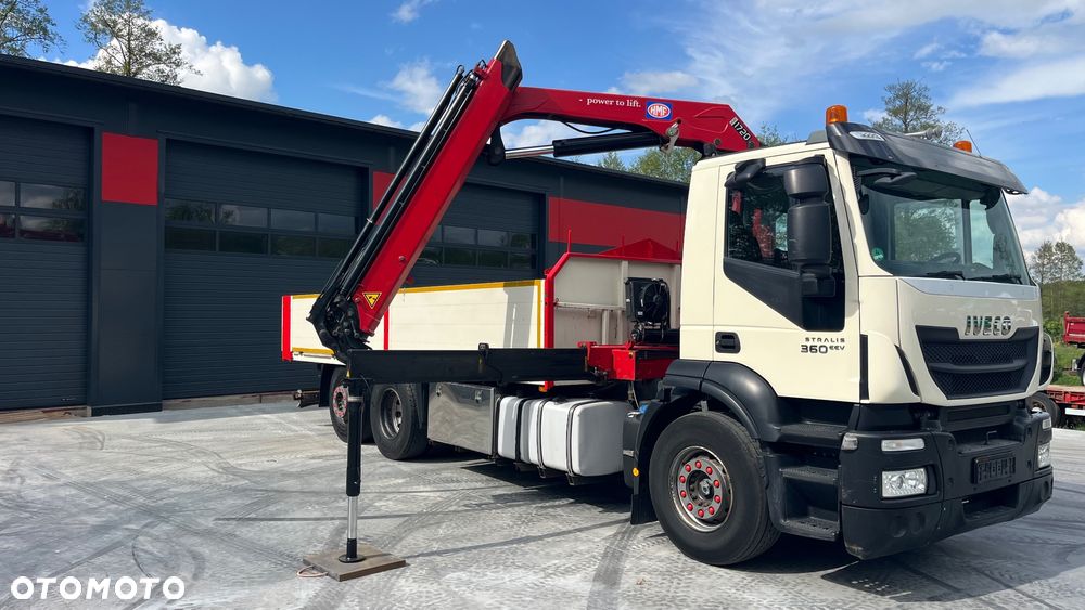 Iveco Stralis EEV 6x2 HMF 1720 K4 Ster Radiowe 2013 Rok Top Stan Os Skrętna Podwieszana Zabudowa Burtowa Platforma (Palfinger Hiab Fassi) - 9