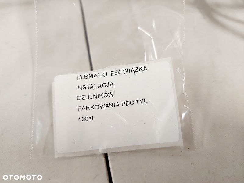 bmw x1 e84 wiązka czujników parkowania pdc zderzaka tył tylna instalacja - 5