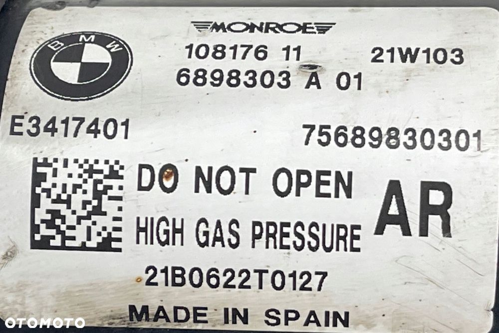 BMW G20 G21 AMORTYZATOR AKTYWNY TYŁ VDC 6898303 - 8