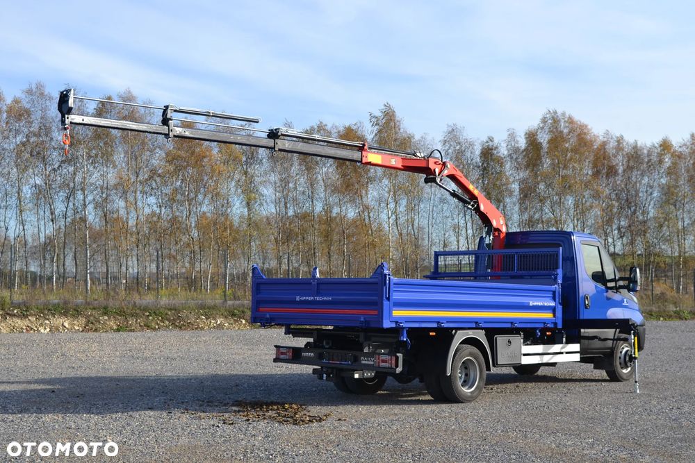 Iveco Daily 72C18 70C18 Nowy 3-stronny WYWROT Kiper Wywrotka Nowy HDS Żuraw HC 45A3 Dźwig Fassi F40 - 19