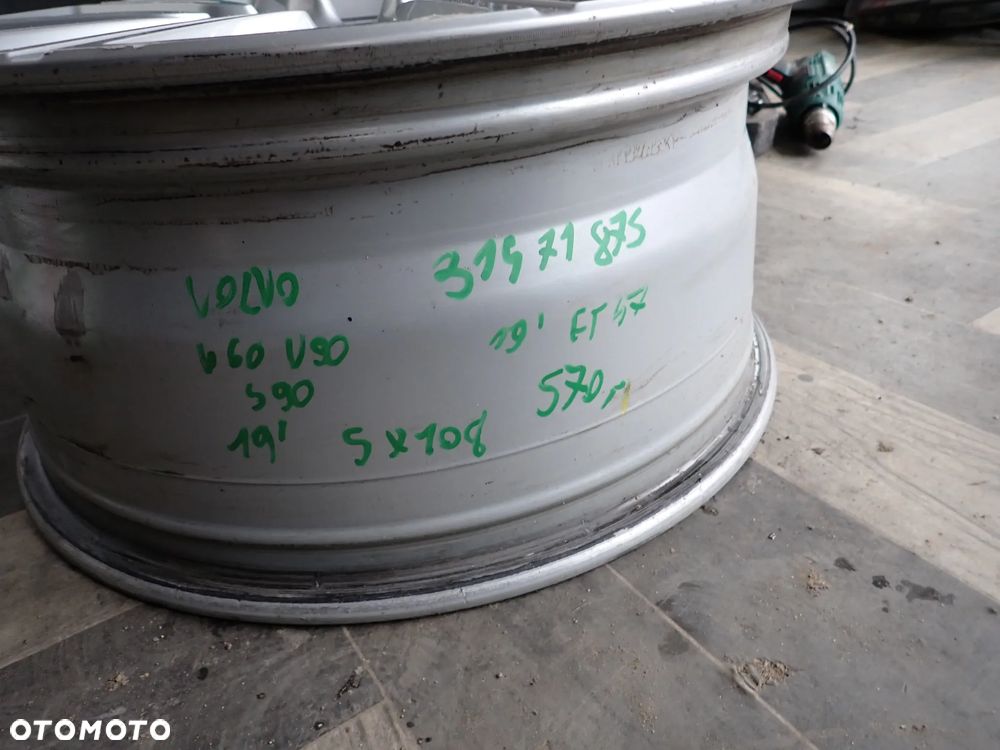 VOLVO V60 V90 S90 FELGA 19' 5X108 ET47 31471875 - 7