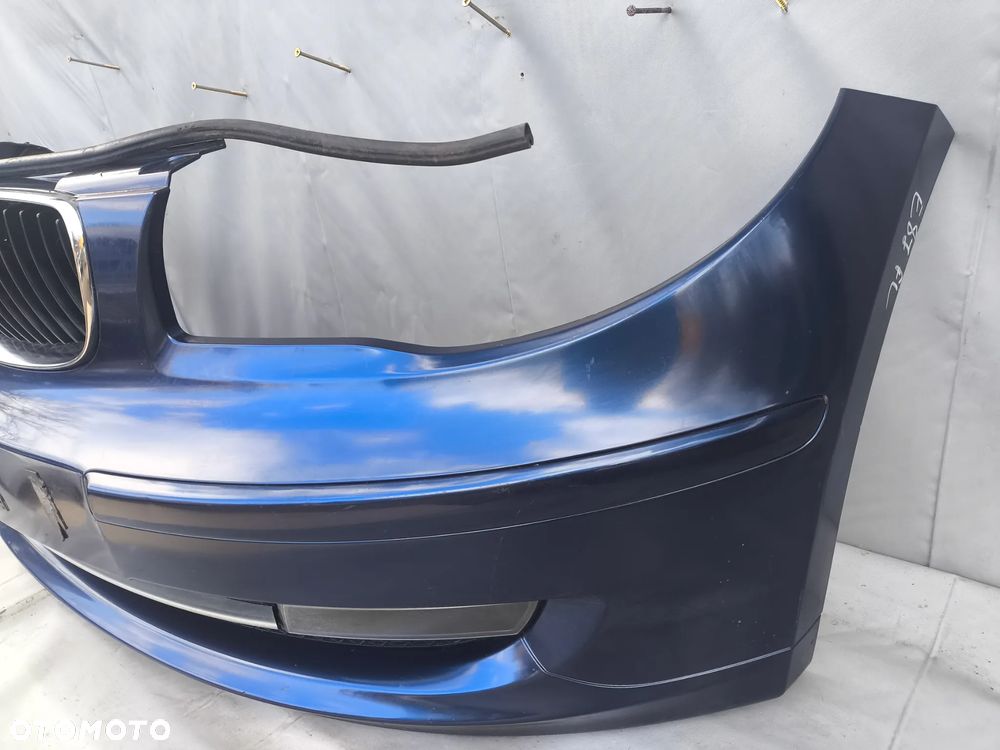 BMW 1 E81 E87 FL LIFT ZDERZAK PRZEDNI KOMPLETNY GRILL HALOGENY 7239273 - 3