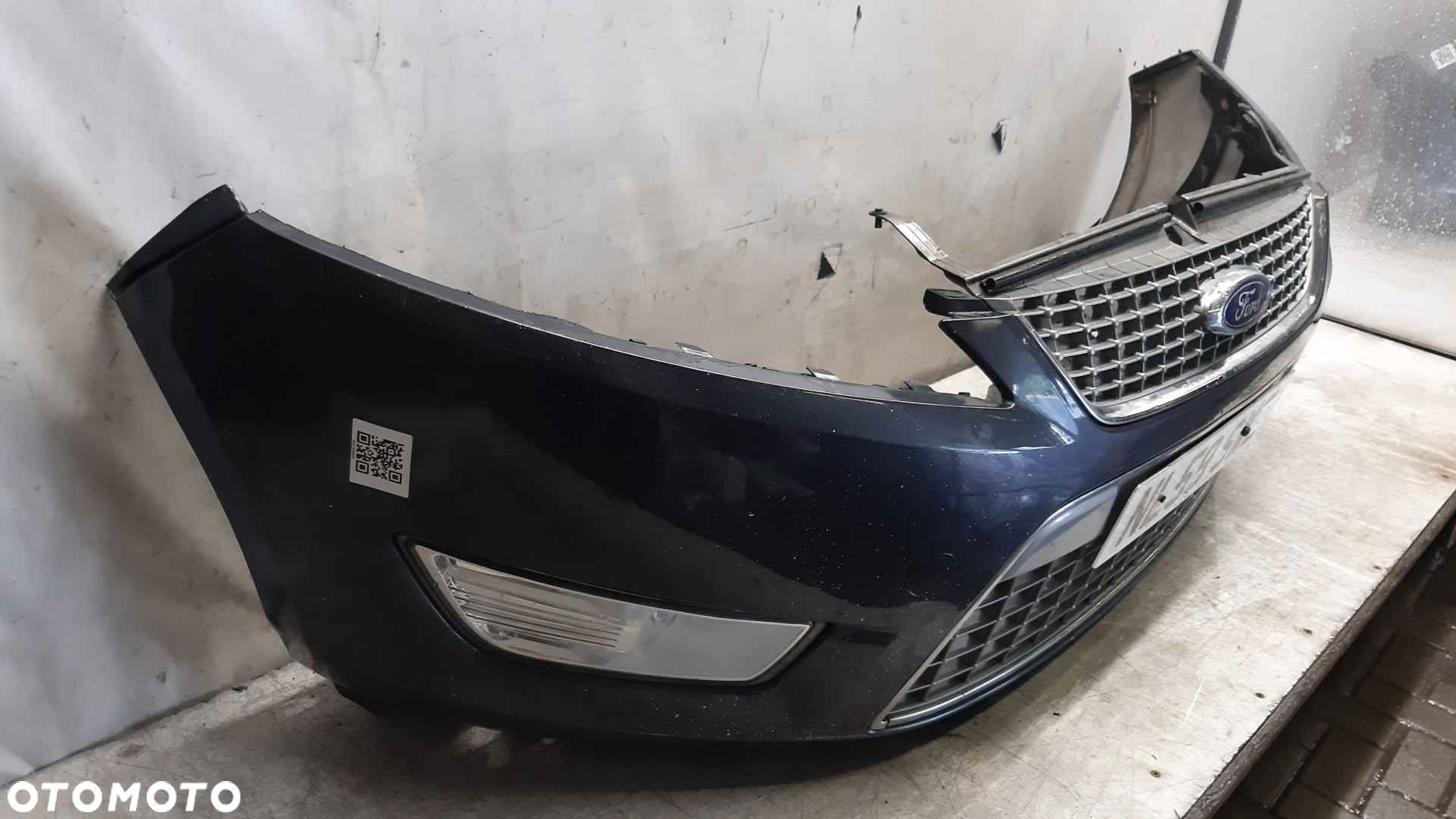 % ZDERZAK PRZÓD PRZEDNI FORD MONDEO MK4 4 IV GRAFIT X6 HALOGENY - 3