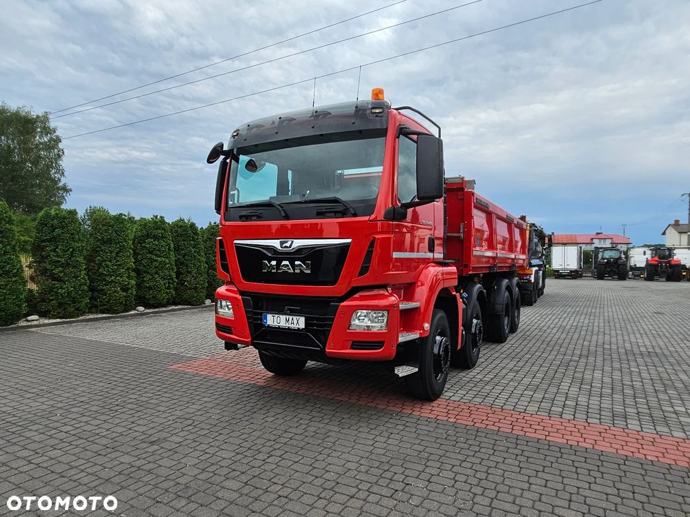 MAN TGS 35.460 WYWROTKA 8X4 MEILLER-KIPPER+HYDROBURTA! - 21