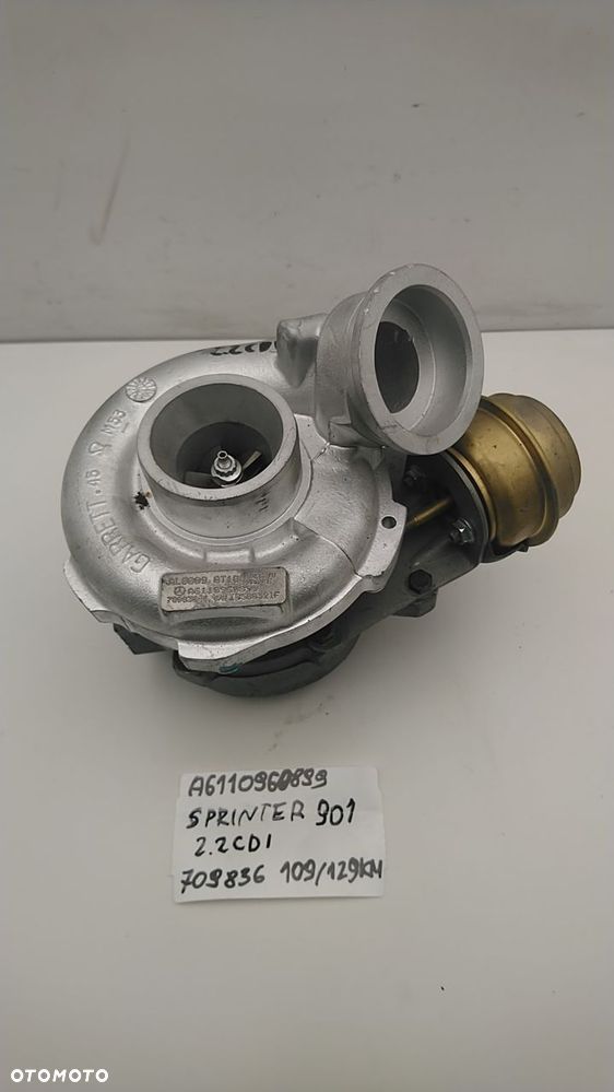 TURBINA 2.2 CDI 109KM 129KM SPRINTER A6110960899 709836 - 1