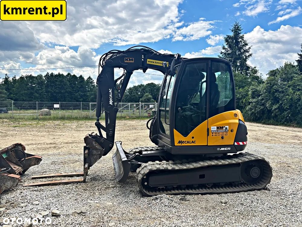Mecalac 8 MCR MINI-KOPARKA 2012R. | MECALAC 6 MCR, JCB 8065 8080 8085 85 Z VOLVO ECR 88, CAT 308, 307 , BOBCAT 80 KOMATSU PC 88 - 22