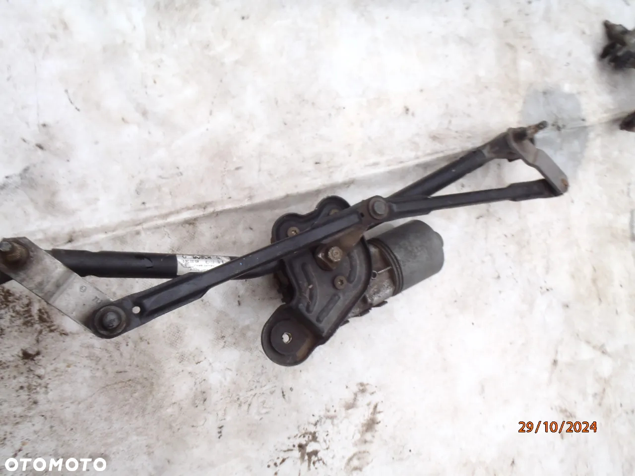 silniczek wycieraczek mechanizm ramiona cięgna cięgno trzpień frez jaguar x type xtype 0390 241 708 cep ORYGINAL JAK NOWY nie wypracowane - 5