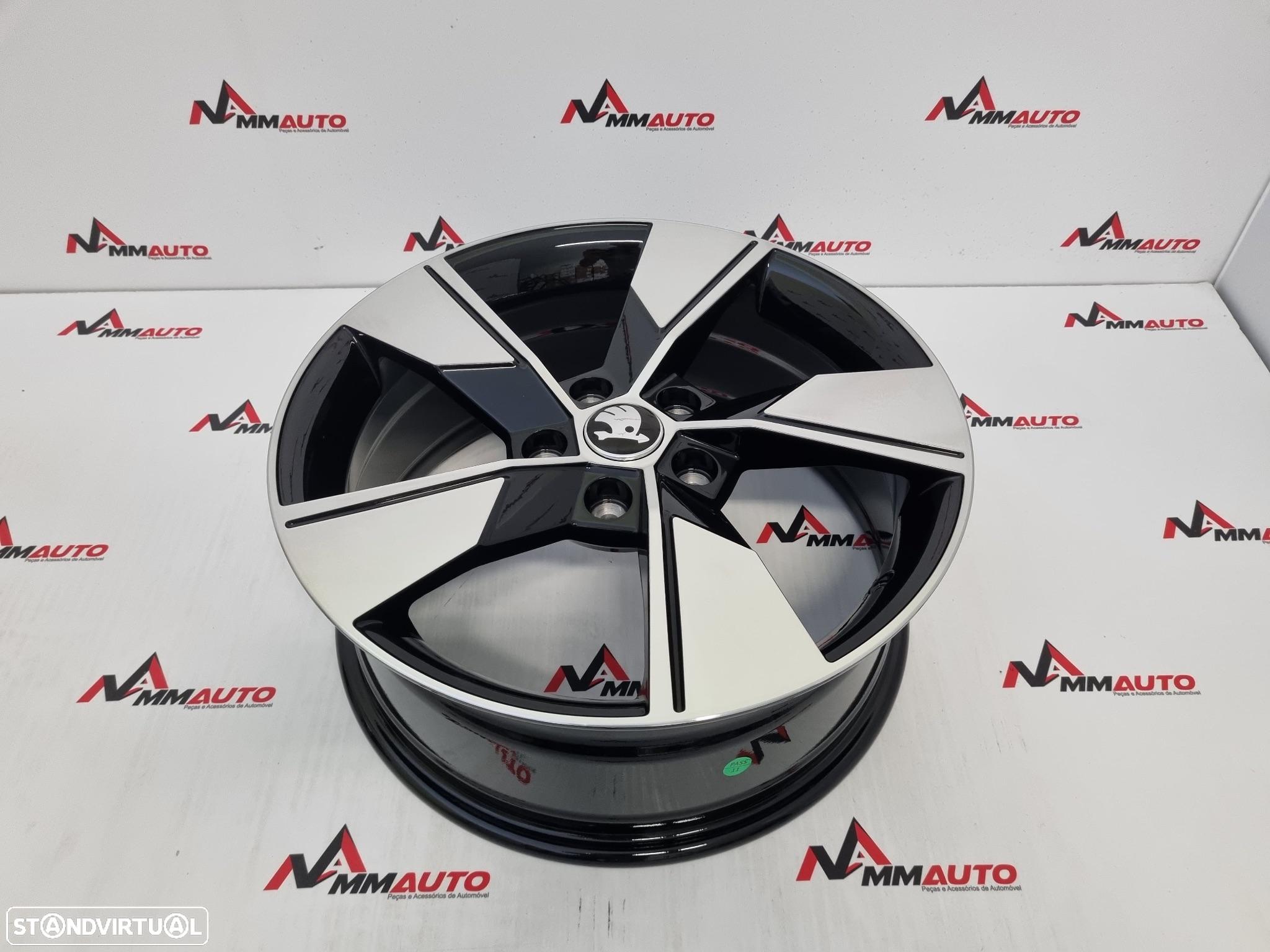 Jantes Look Skoda Octavia Preto Polido 17 - 5