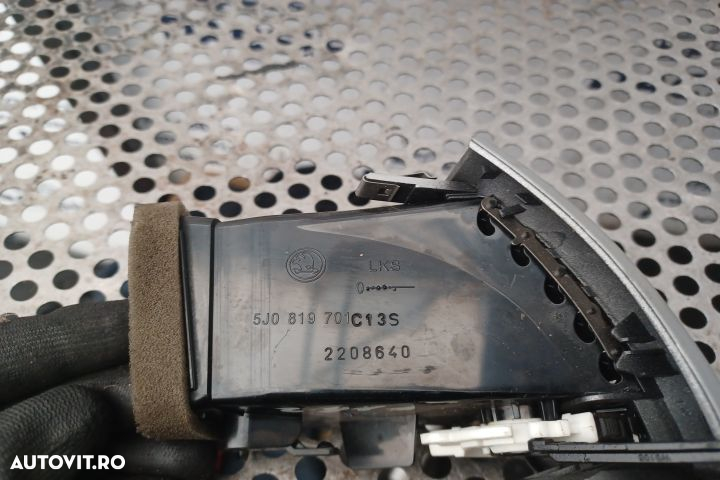 GURA GRILA AER AERISIRE VENTILATIE MX 1253 Skoda Fabia 2 (facelift)  [din 2010 pana  2014] seria - 4