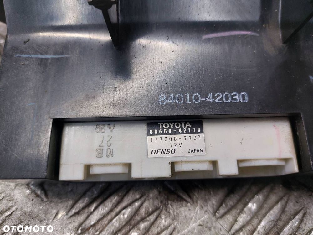 PANEL NAWIEWU TOYOTA RAV4 II LIFT 84010-42030 88650-42170 - 3