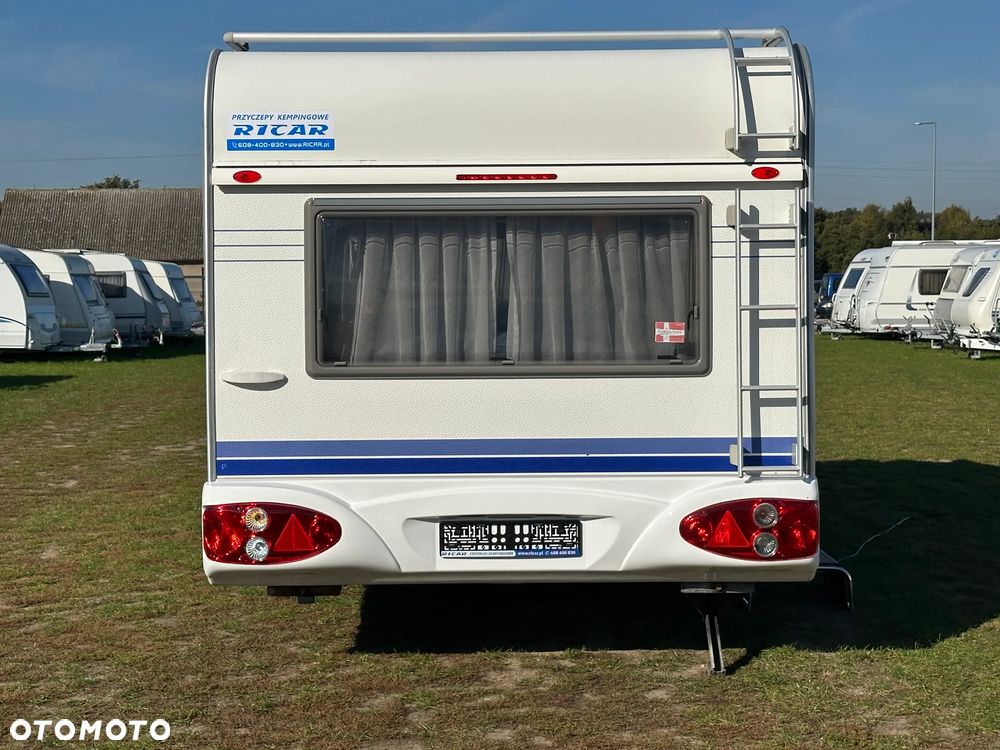 Hobby 460 UFE z markizą pompowaną i bagażnikiem rowerowym. - 2