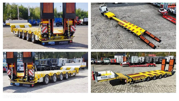 Inny Niska podłoga 4-osie, rozciągana dł. 18,60 m, własne PTO, NAJAZDY HYDRAULICZNE,