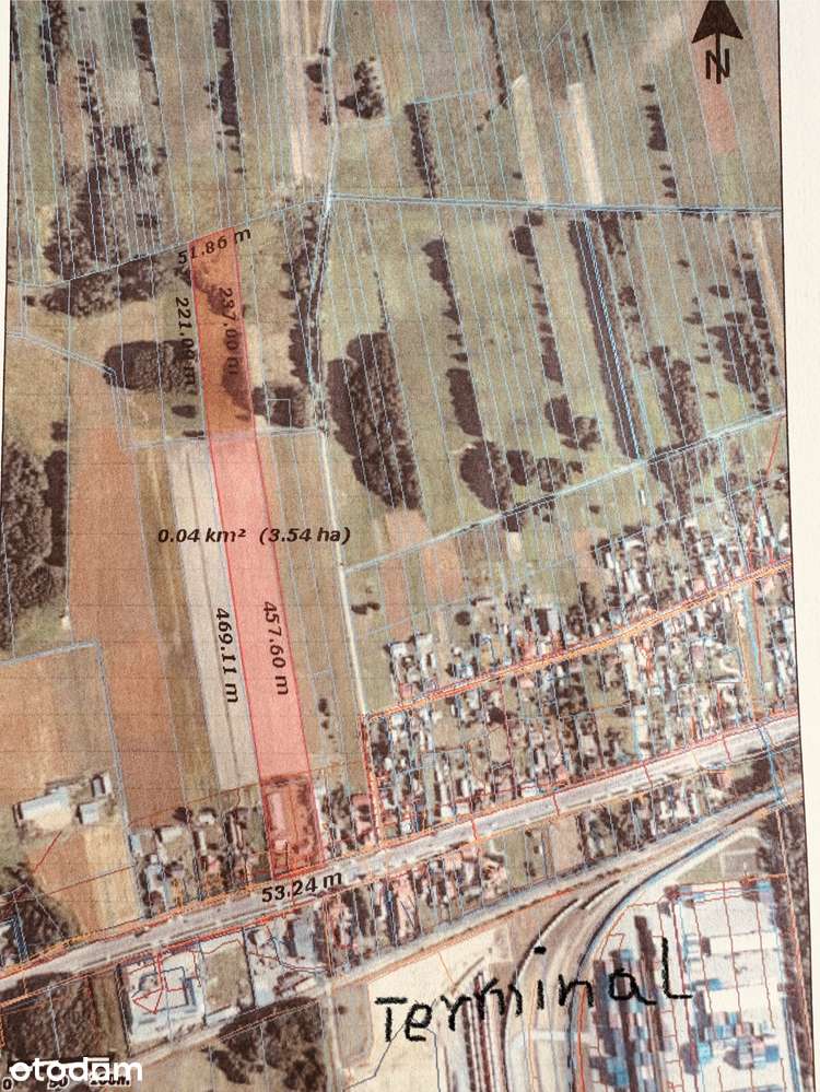 Działka budowlana 4900 m2, dom i działka rolna 3,2 ha, pod inwestycję - Pełny obrazek: 3/14