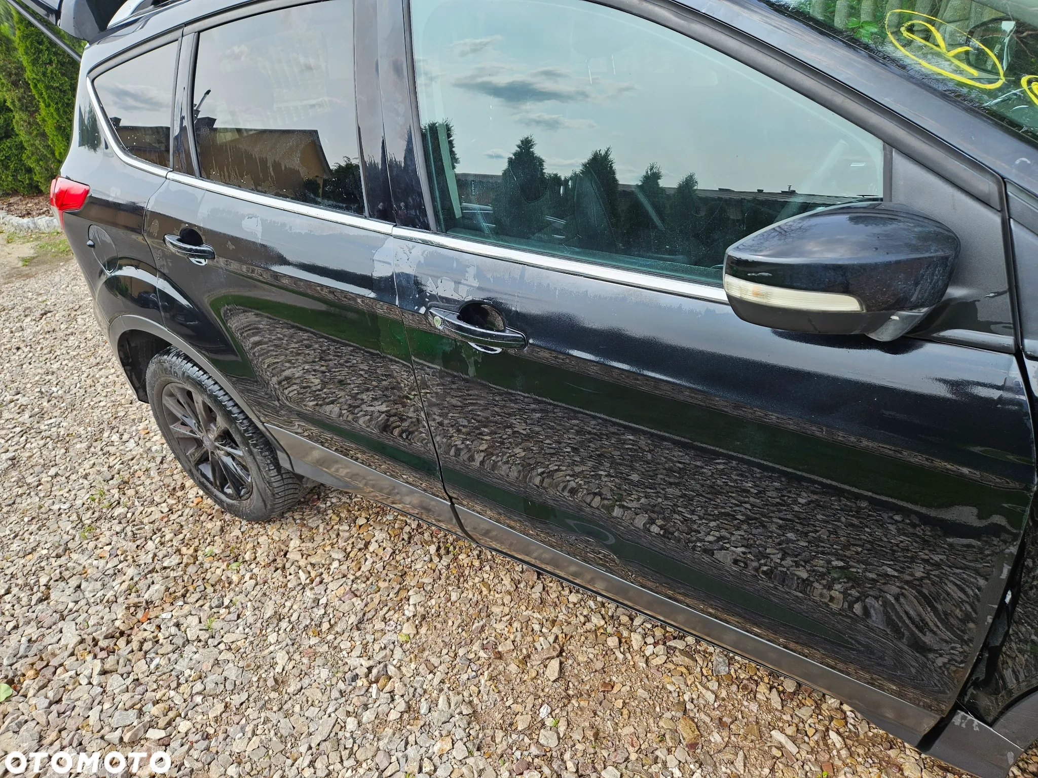 DRZWI LEWE PRAWE FORD KUGA MK2 ESCAPE FD CZARNE  13-19R B.ŁADNY RADOM - 2