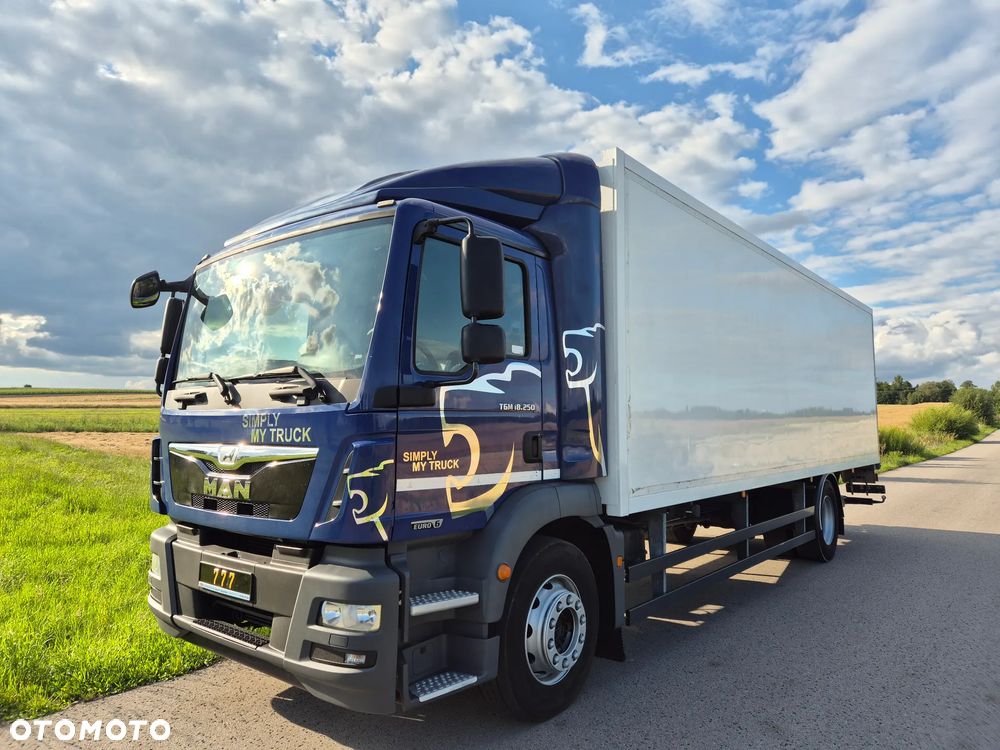 MAN TGM 18.250 Carrier 1950 D/E z Holandii / TOP STAN / 7.5m / 18 palet / winda + drzwi boczne / OKAZJA - 3