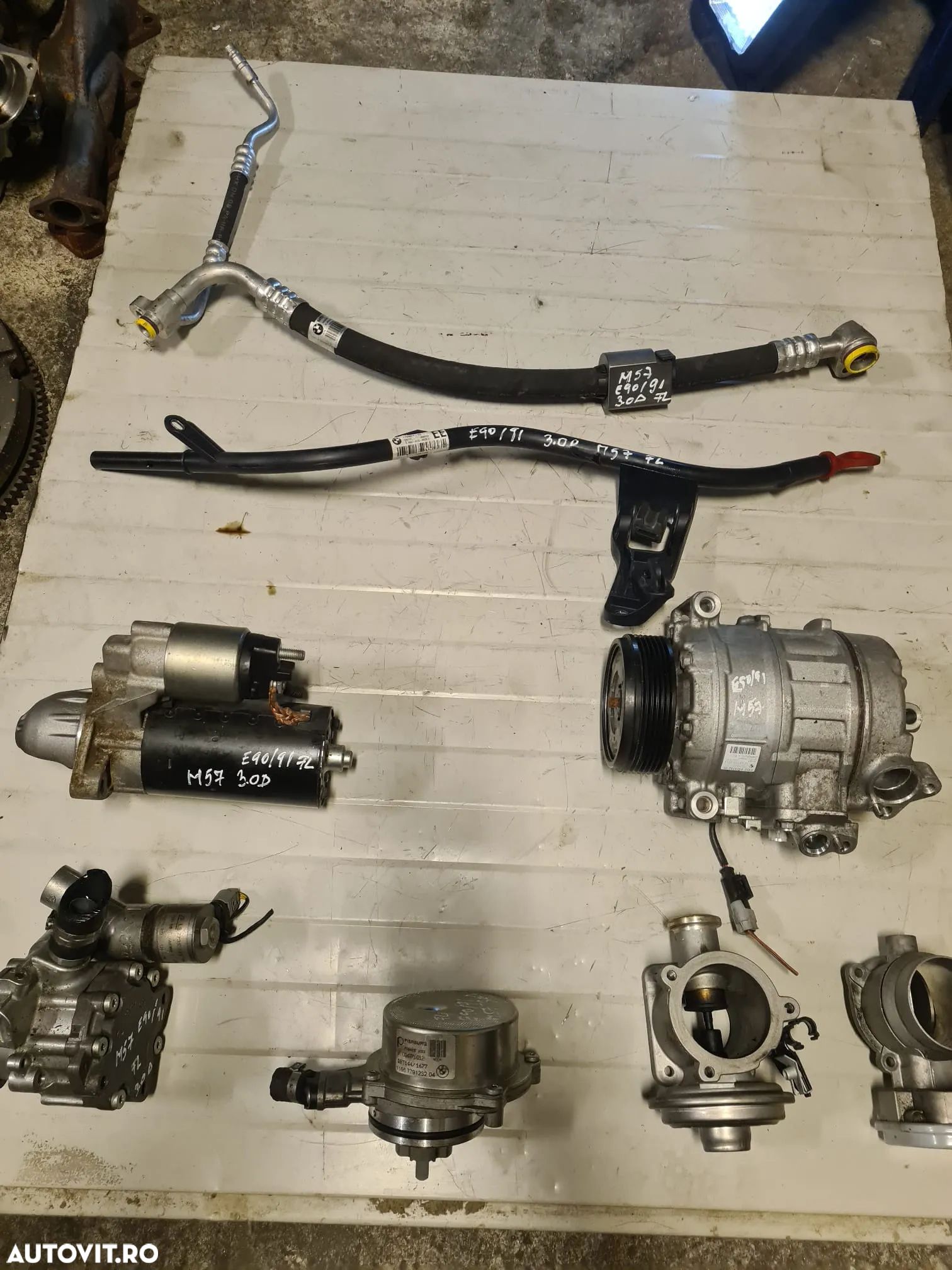 Compresor clima,electromotor Bmw seria 3 E 90/91 motor 3.0d M57 - 1