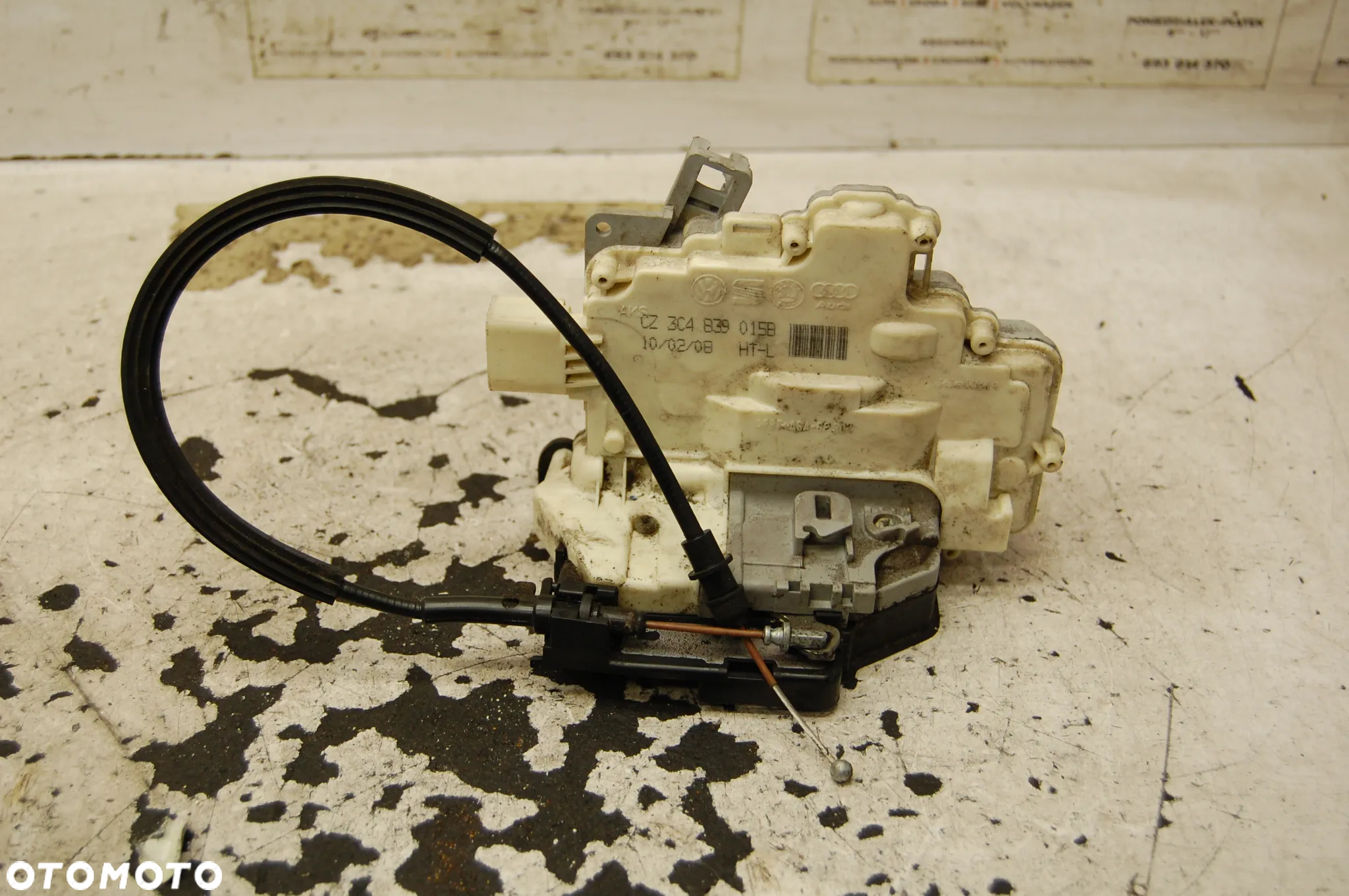 ZAMEK DRZWI PRAWY TYŁ TYLNY 3C4839016A 7 PIN VW PASSAT B6 AUDI Q7 3C4839016B 3C4839015B - 6