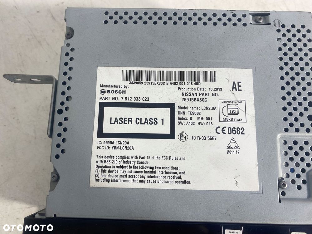 radio nawigacja nissan note ii e12 eu - 6