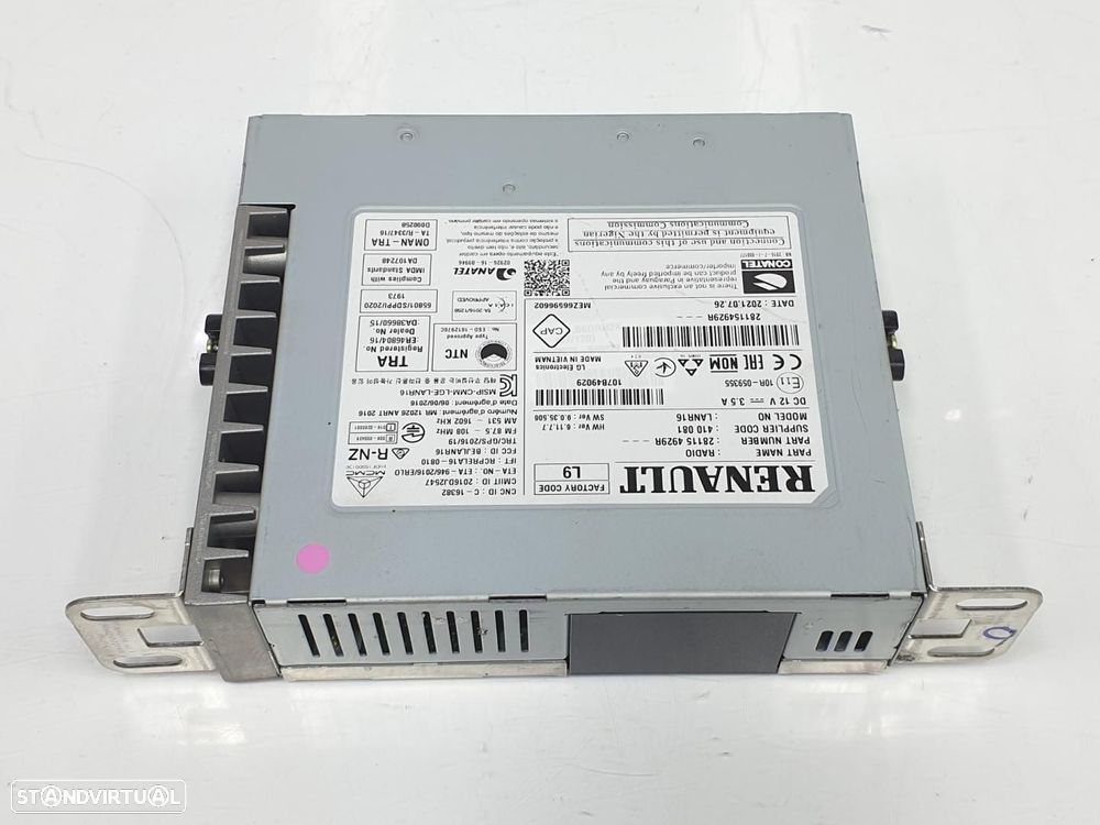 SISTEMA DE ÁUDIO RÁDIO CD RENAULT KOLEOS II - 1