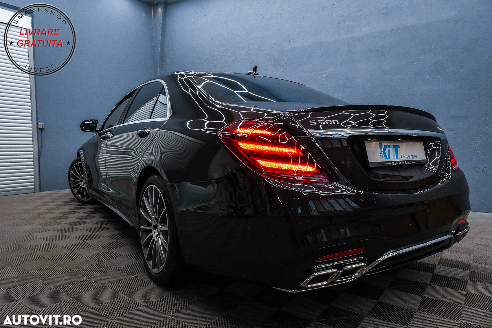 Stopuri Full LED MERCEDES S-Class W222 (2013-2017) Semnalizare Dinamica Facelift D- livrare gratuita - 20
