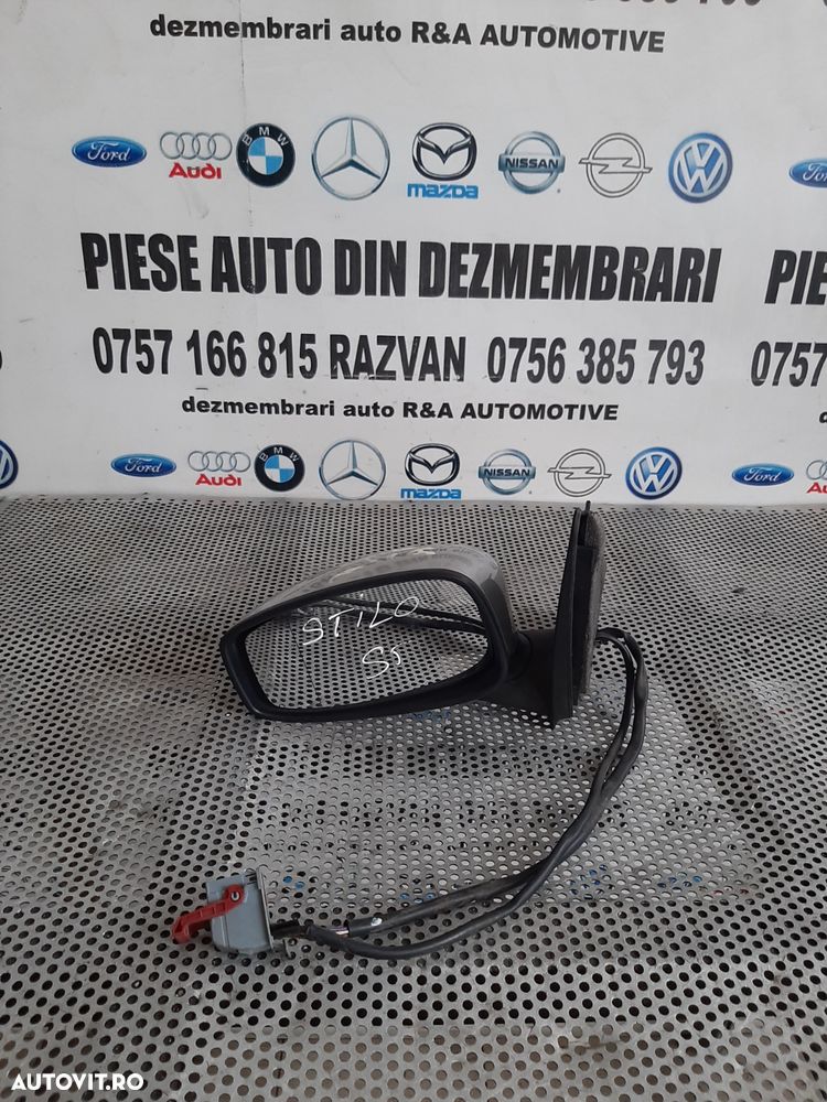 Oglinda Stanga Electrica Fiat Stilo Vanduta De Firma Cu Garantie Livram Oriunde In Tara - 2