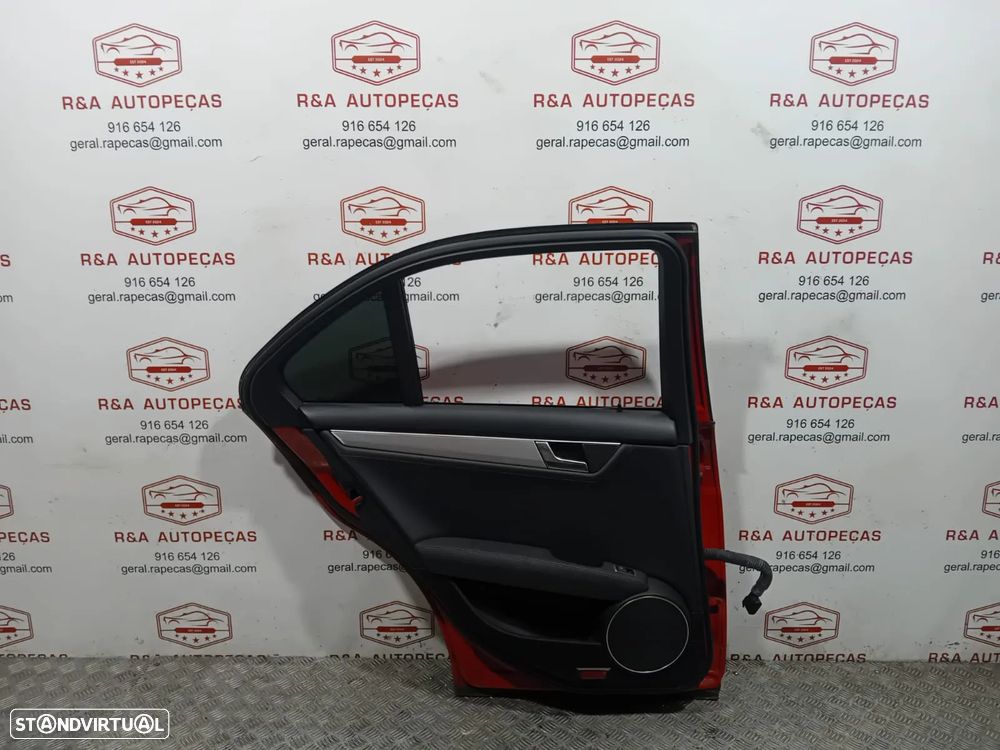 Porta Trás Traseira Esquerdo Mercedes Class C W204 Sedan Original - 5