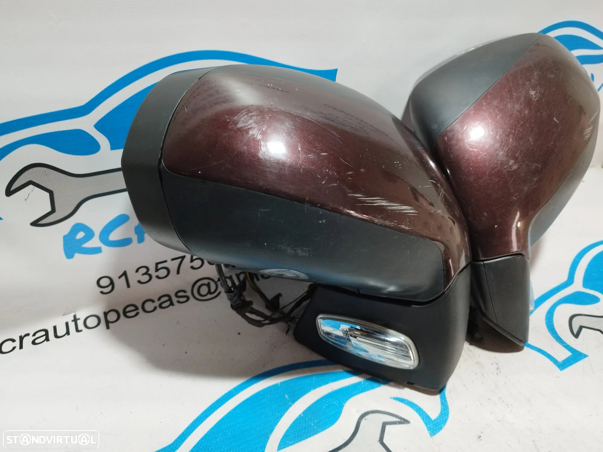 ESPELHO RETROVISOR ESQUERDO DIREITO CITROEN C4 PICASSO I 1 MK1 96819905XT 96819905 96819904XT 96819904 ELETRICO AQUECIDO ESPELHOS RETROVISORES - 5