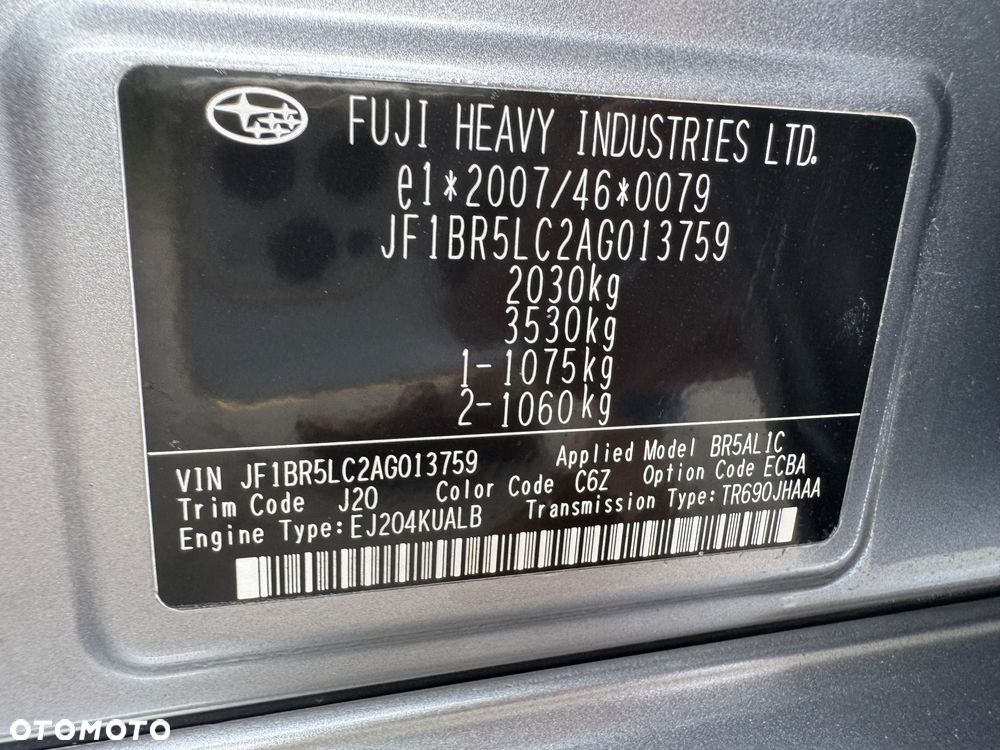 Subaru Legacy 2.0R Automatik Comfort - 23
