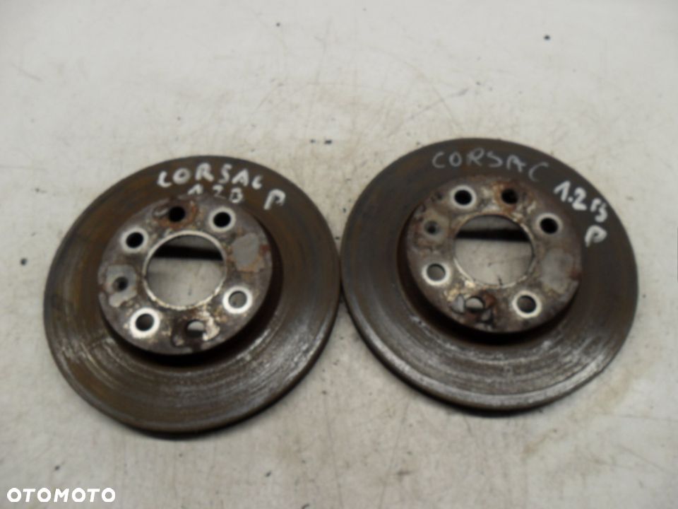 OPEL CORSA C HB 5D 00-03 TARCZE HAMULCOWE PRZÓD WENTYLOWANE - 1