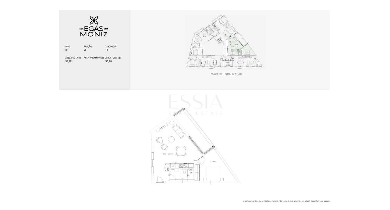 Apartamento T1 no Edifício Egas Moniz 209 - Grande imagem: 5/16