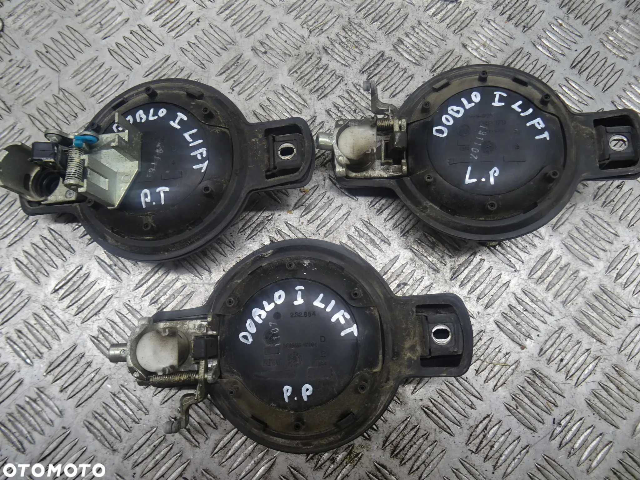 FIAT DOBLO I LIFT 04-10 1.9 JTD KLAMKA ZEWNĘTRZNA DRZWI LEWY PRAWY PRZÓD PRAWY TYŁ - 2