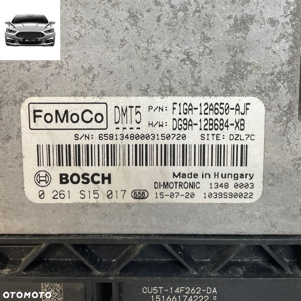 STEROWNIK SILNIKA 2.0 ECOBOOST EURO 6 FOCUS MK3 LIFT, F1GA-12A650-AJF - 2