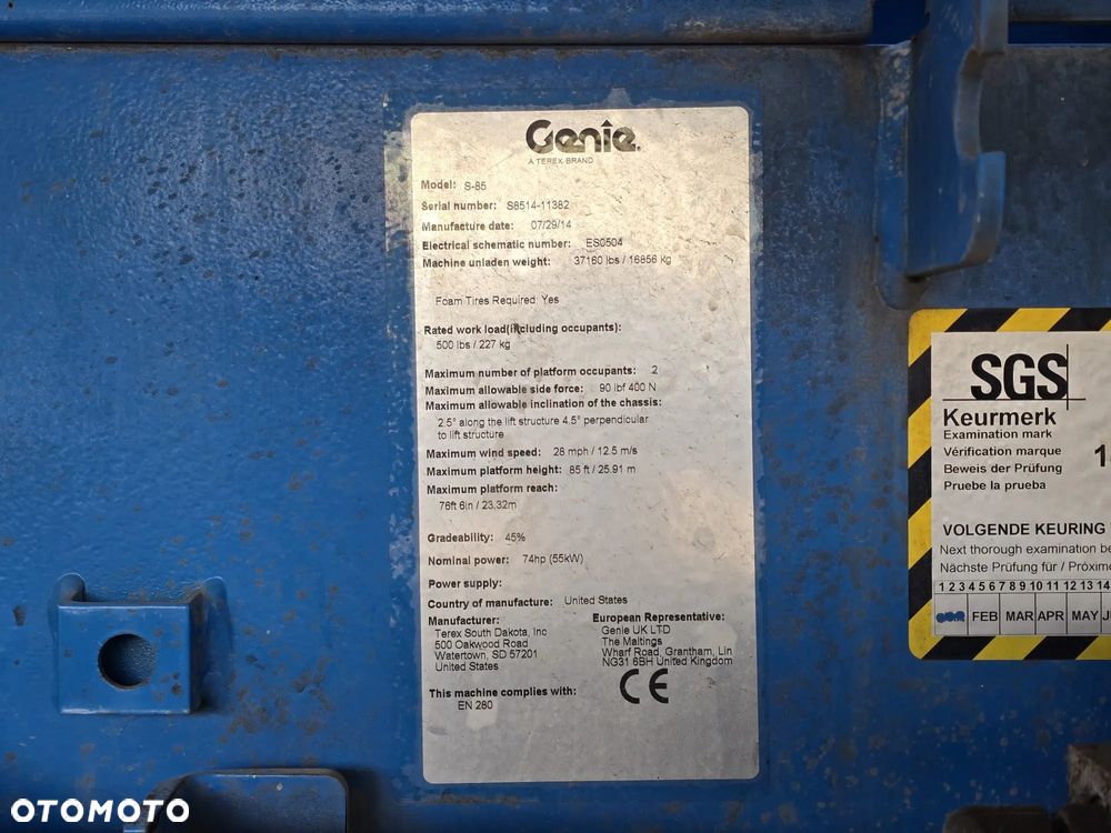 Genie S-85 - 15