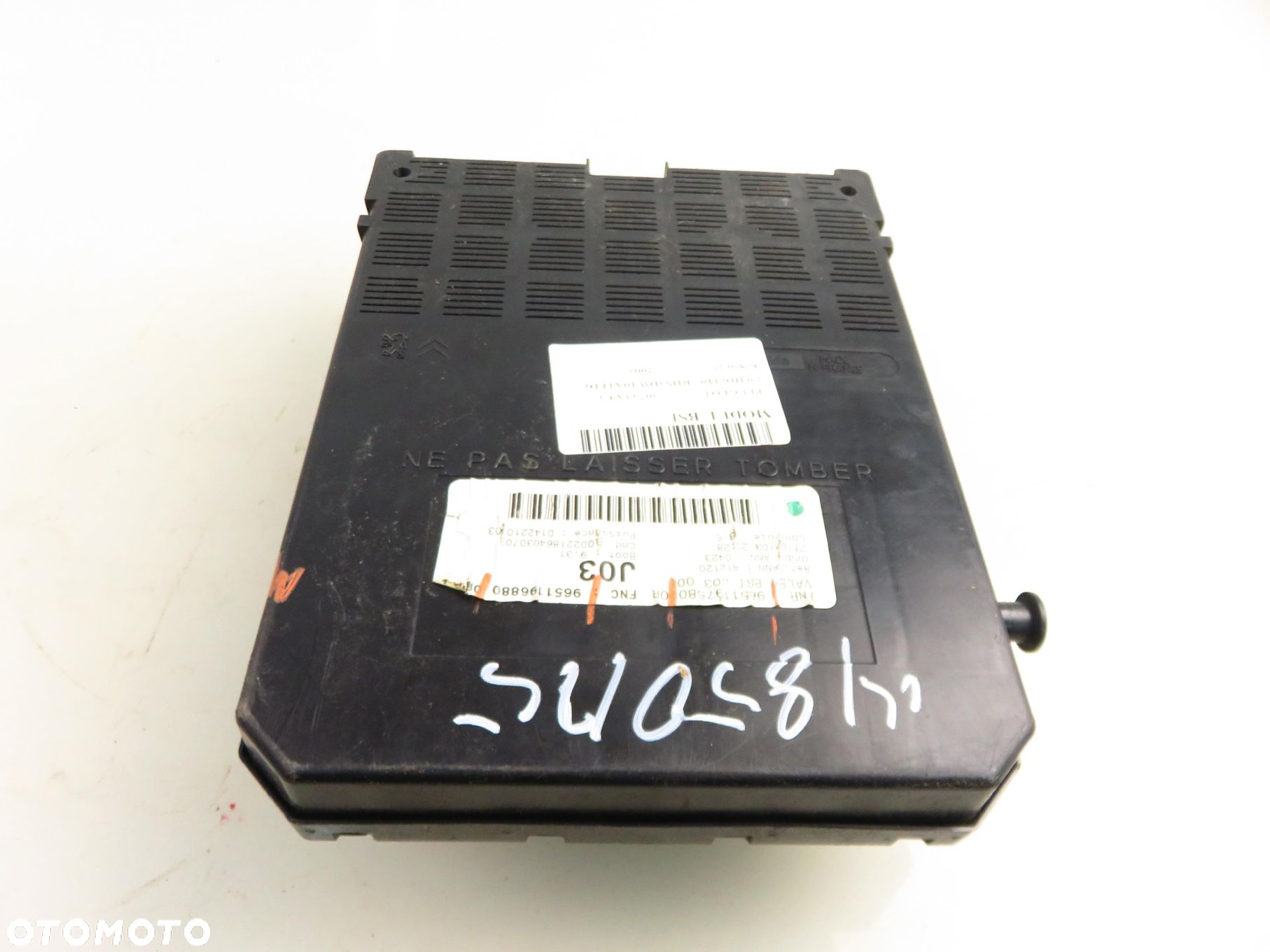 BSI PEUGEOT 307 2.0 HDi 110 9651196880 9651197580 - 11