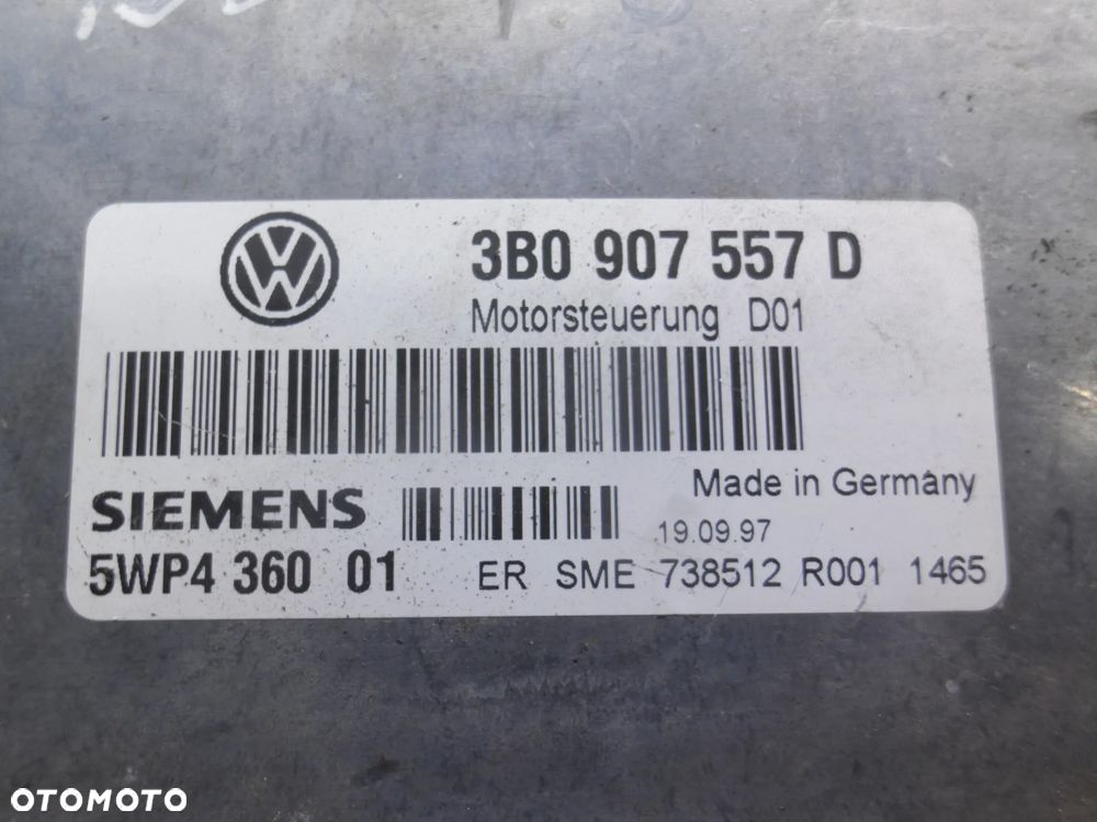STEROWNIK SILNIKA 3B0907557D VW Passat V B5 1.6 B POSIADAM 2 SZT - 2