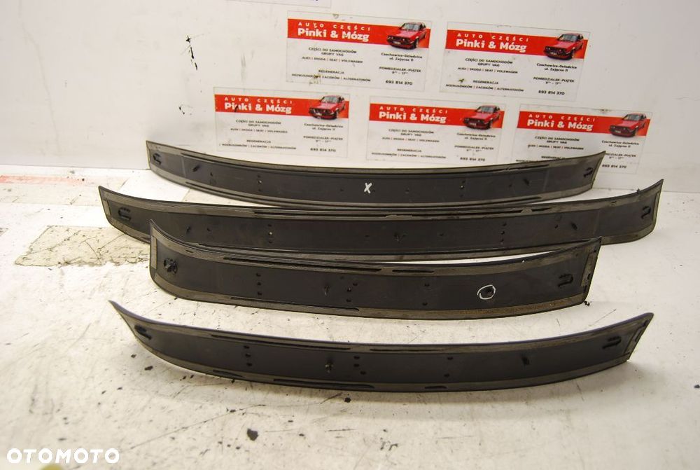 NAKŁADKI LISTWY PROGOWE 4SZT. AUDI A4 B6 B7 EXEO 8E0853373 8E0853373N - 4