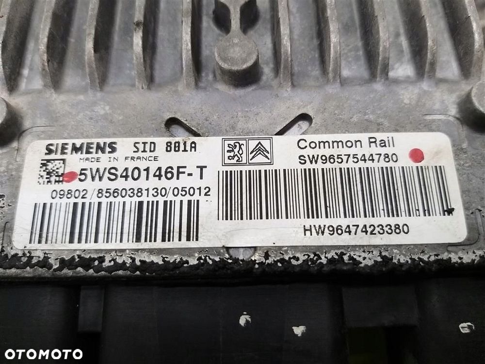 Komputer sterownik silnika Citroen Berlingo I 1996-2010 SW9657544780 - 2