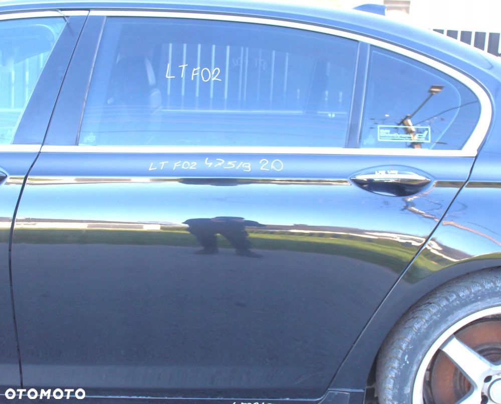 DRZWI TYŁ TYLNE LEWE BMW F02 LONG 475 BLACK SAPPHI