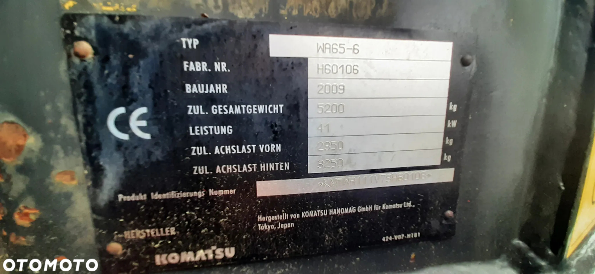 Komatsu WA65 - 8