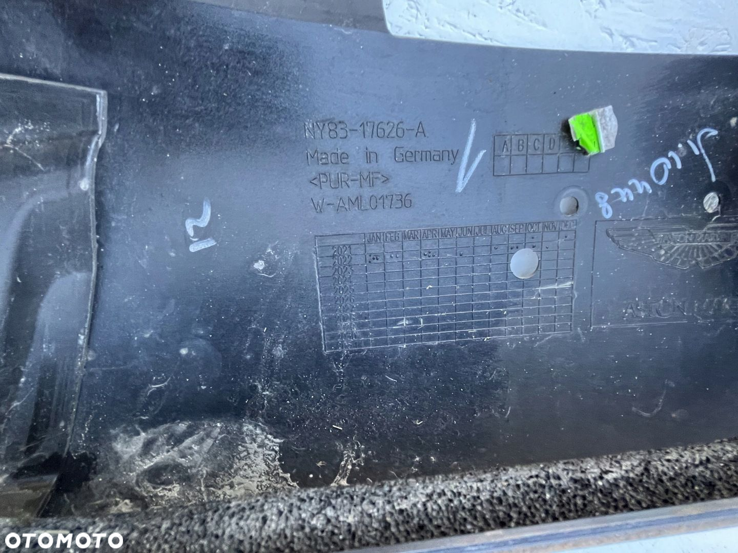 ASTON MARTIN DBX ZDERZAK PRZÓD DOKŁADKA NY83-17626-A ORG WYS 24H FV - 9