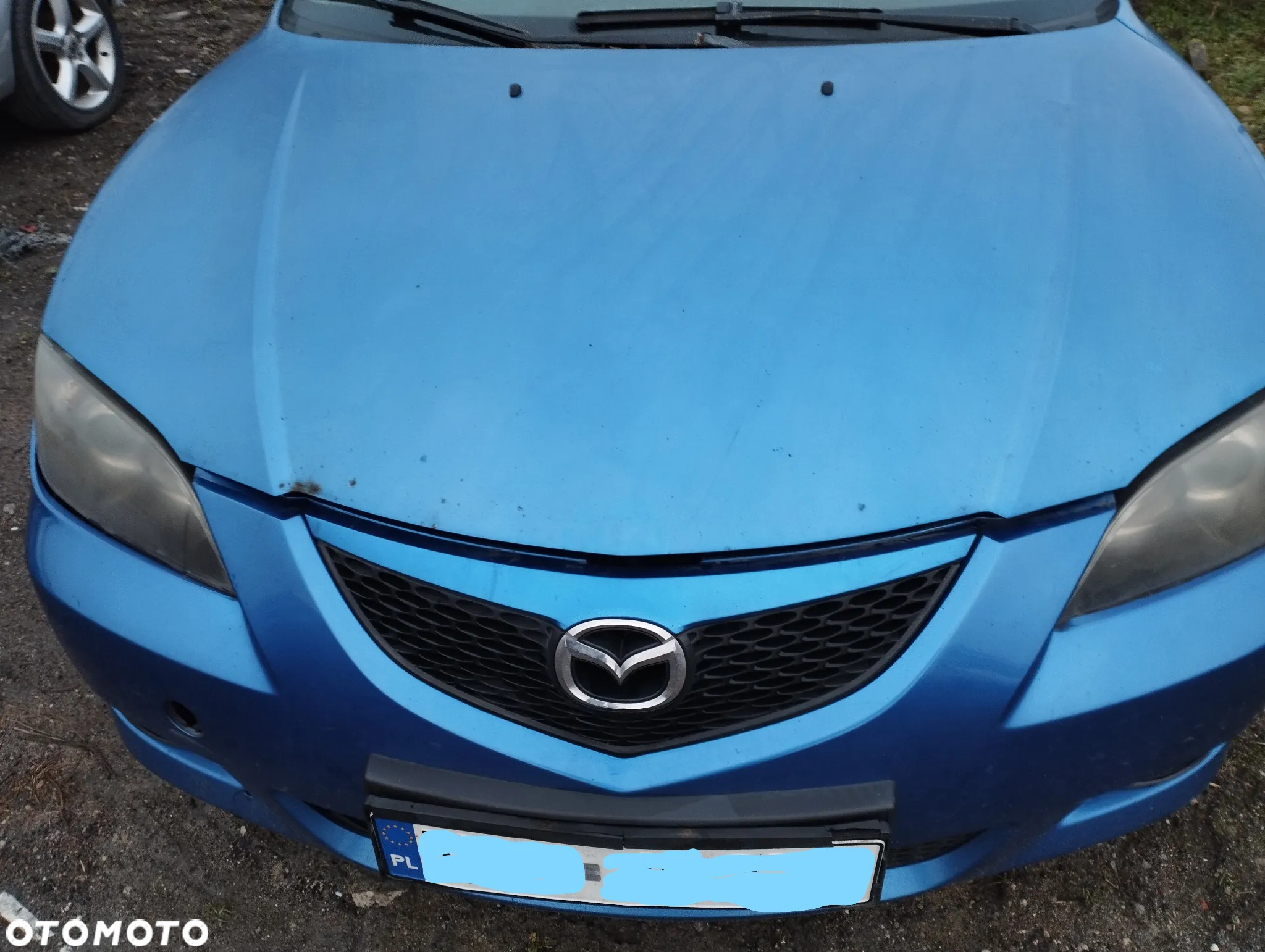 Mazda 3 2005r. 1.6 TDCI przód kompletny inne części - 2